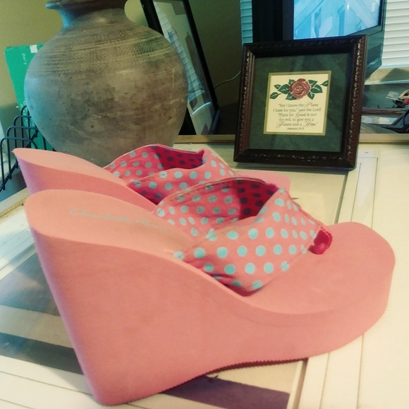 🆕Charlotte Russe Classic Women Sandal👡 👡Size 8M,New!!! Nice Gift..🛍🩱👙 - Picture 5 of 7